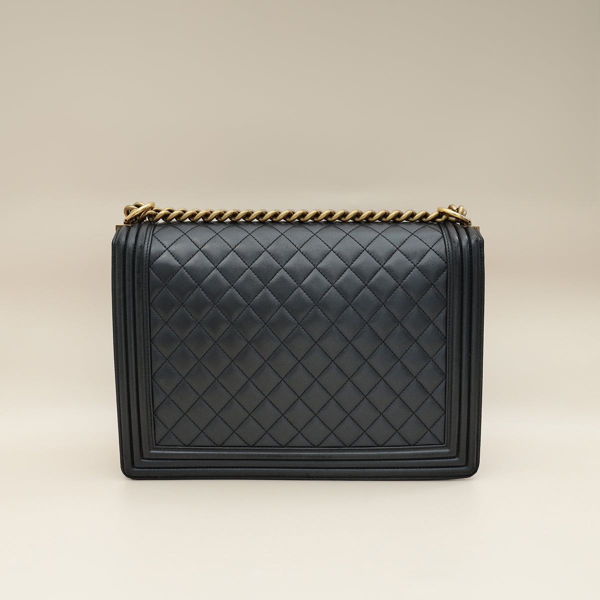 Chanel Black Le Boy Quilted Large Bag