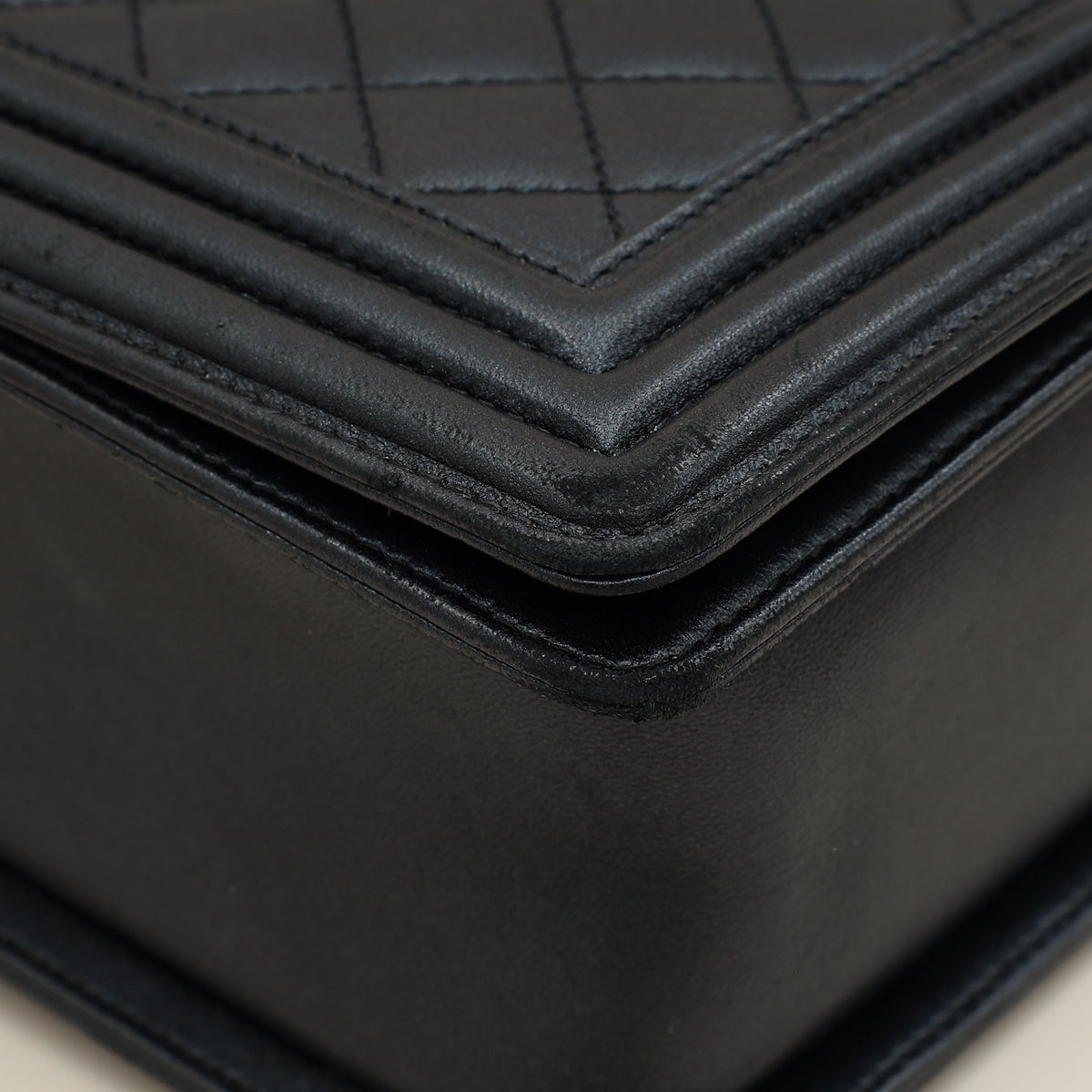 Chanel Black Le Boy Quilted Large Bag