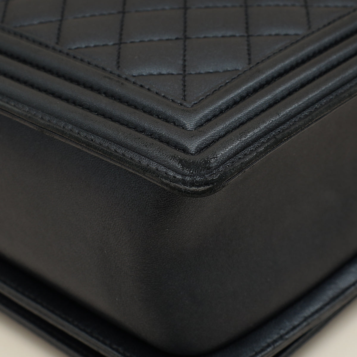 Chanel Black Le Boy Quilted Large Bag
