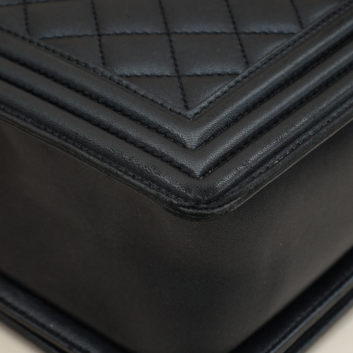 Chanel Black Le Boy Quilted Large Bag