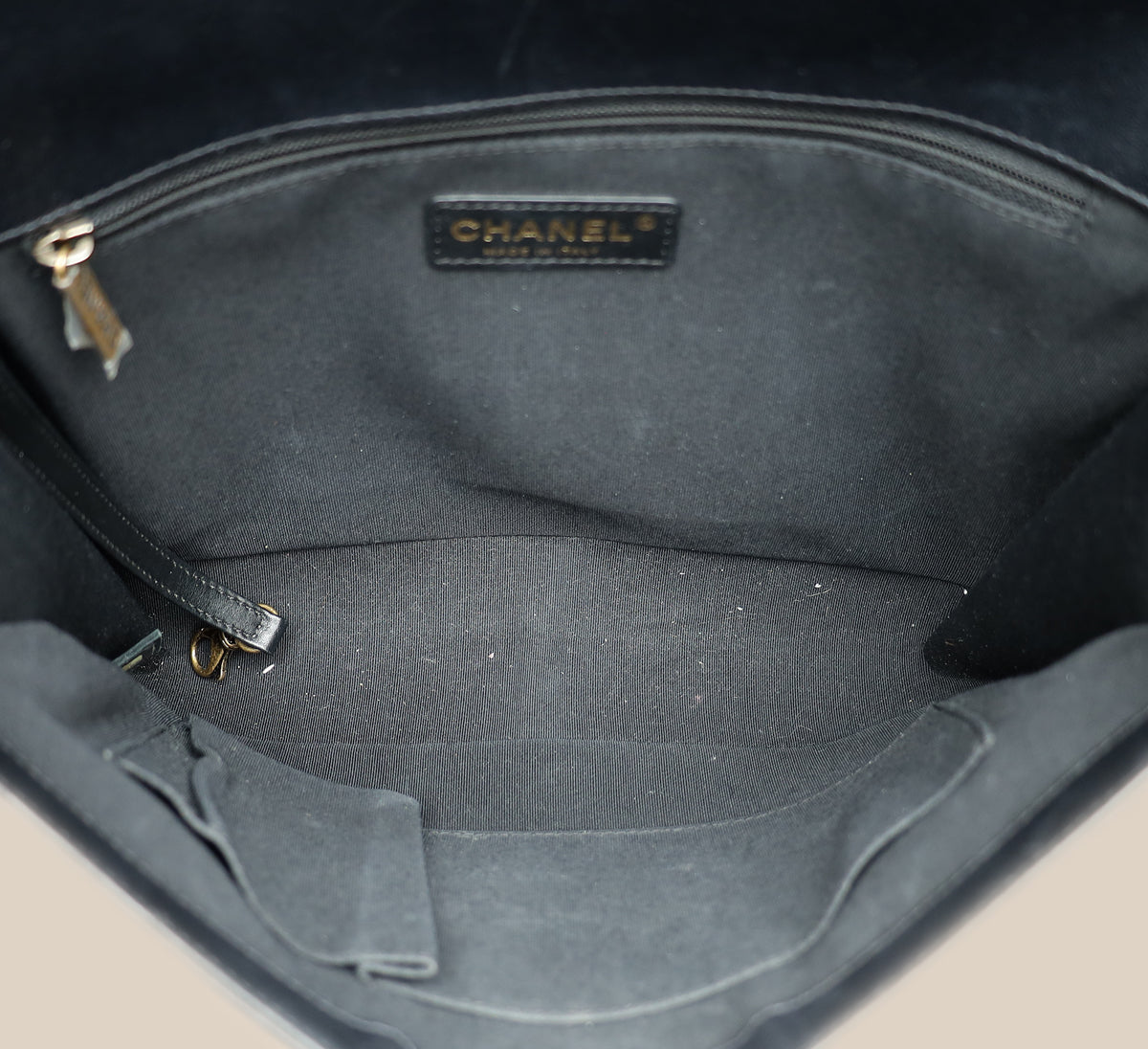 Chanel Black Le Boy Quilted Large Bag