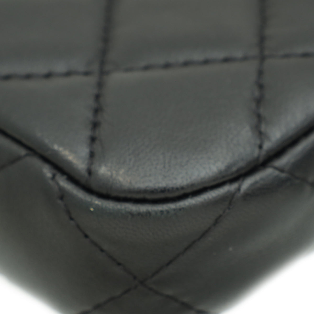 Chanel Black CC Classic Double Zip Clutch With Chain Crossbody Bag