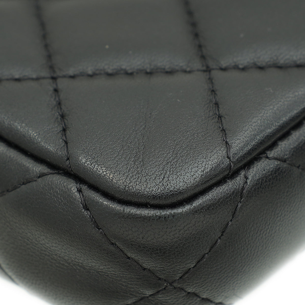 Chanel Black CC Classic Double Zip Clutch With Chain Crossbody Bag