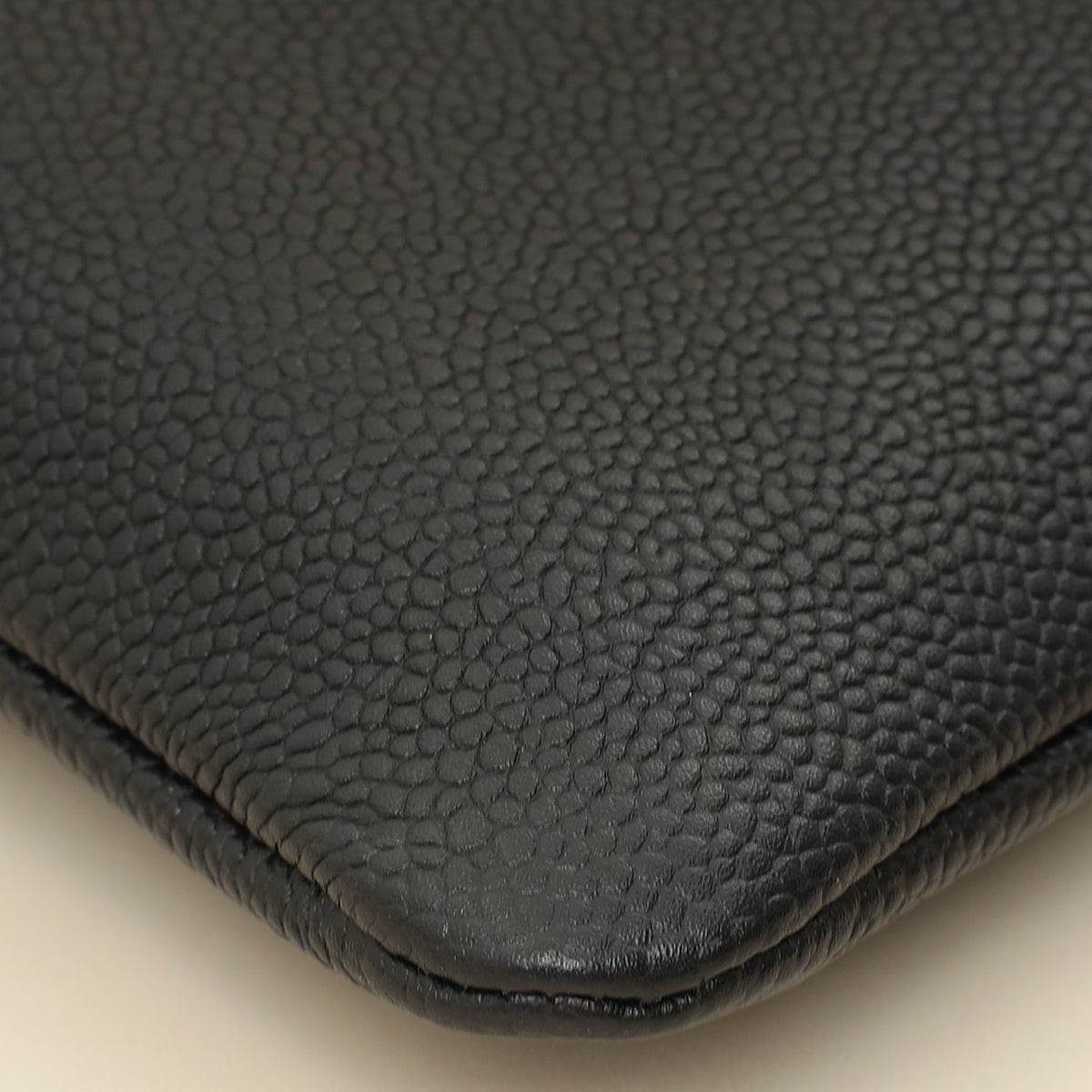 Chanel Black CC Front Pocket Pouch