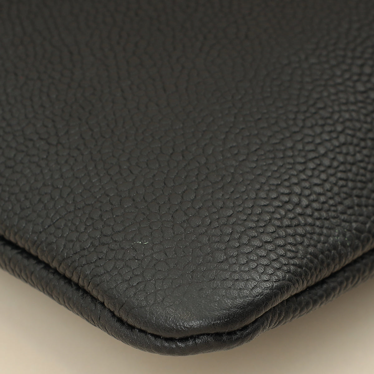 Chanel Black CC Front Pocket Pouch