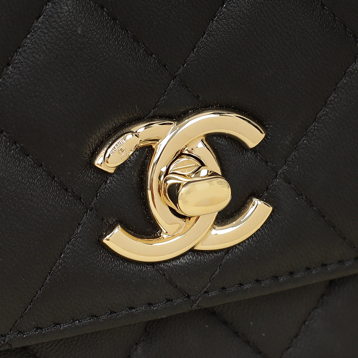 Chanel Black CC Mini Trendy Clutch With Chain