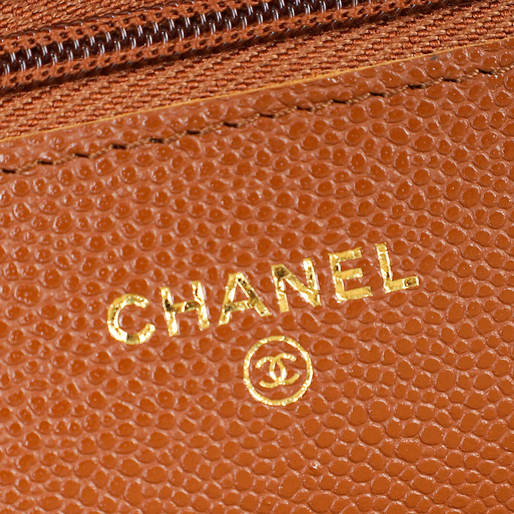 Chanel Brown Classic Wallet on Chain