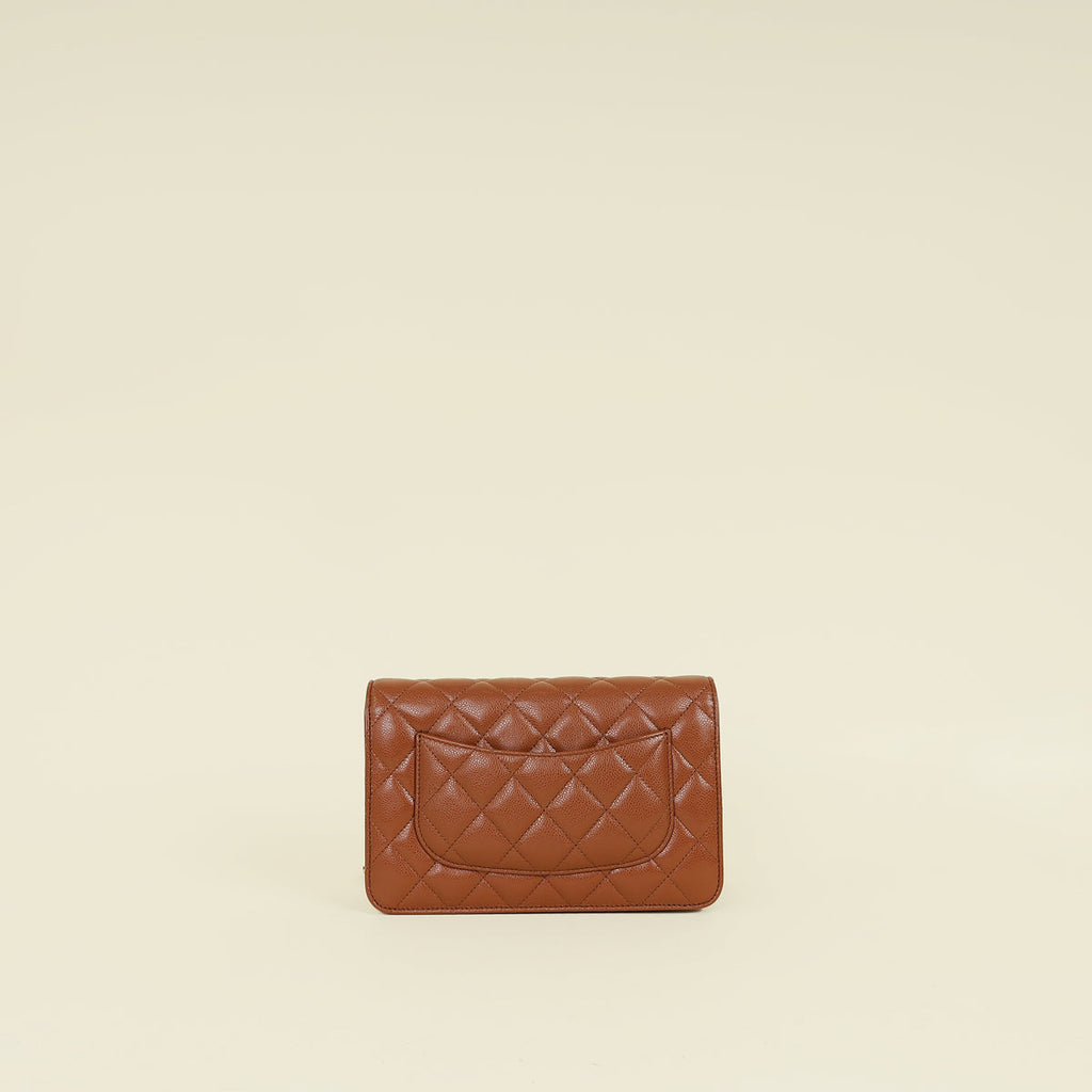 Chanel Brown Classic Wallet on Chain