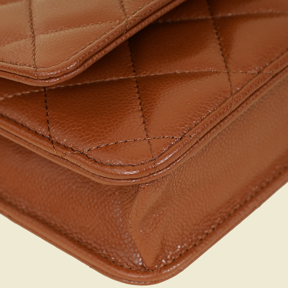 Chanel Brown Classic Wallet on Chain