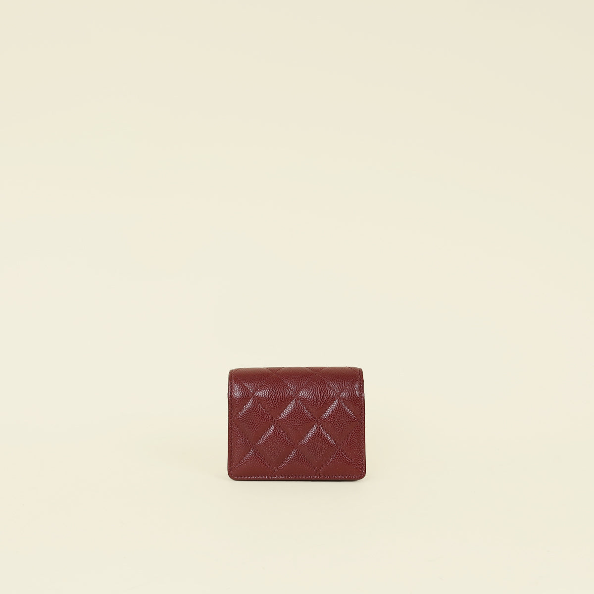 Chanel Bordeaux Classic Card Holder on Chain