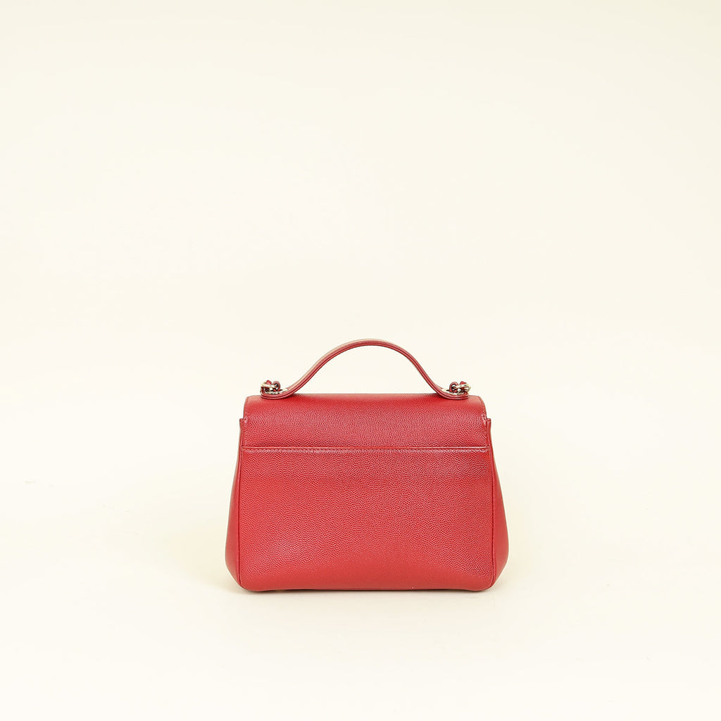 Chanel Red CC Business Affinity Small Flap Bag