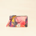 Chanel Multicolor Printed Flower Power Boy Flap Medium Bag