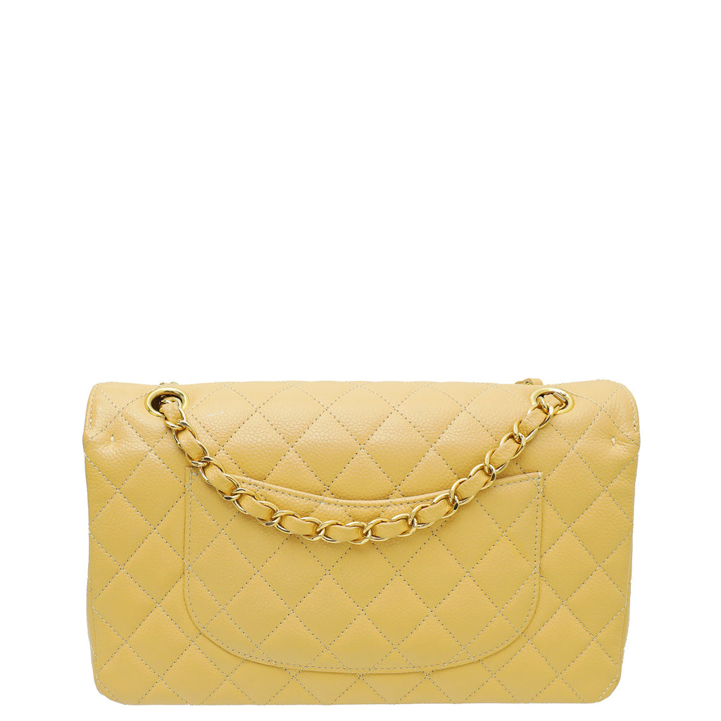 Chanel Beige Classic Double Flap Medium Bag