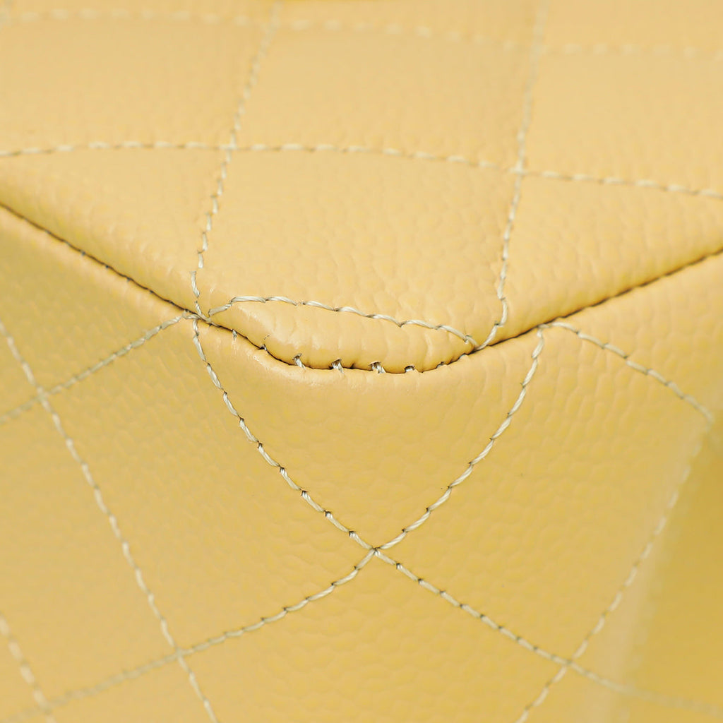 Chanel Beige Classic Double Flap Medium Bag