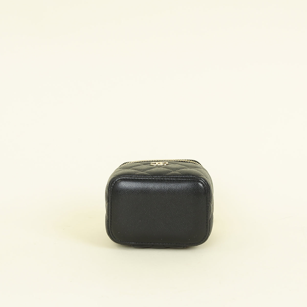 Chanel Black CC Pearl Mini Vanity Bag w/Chain