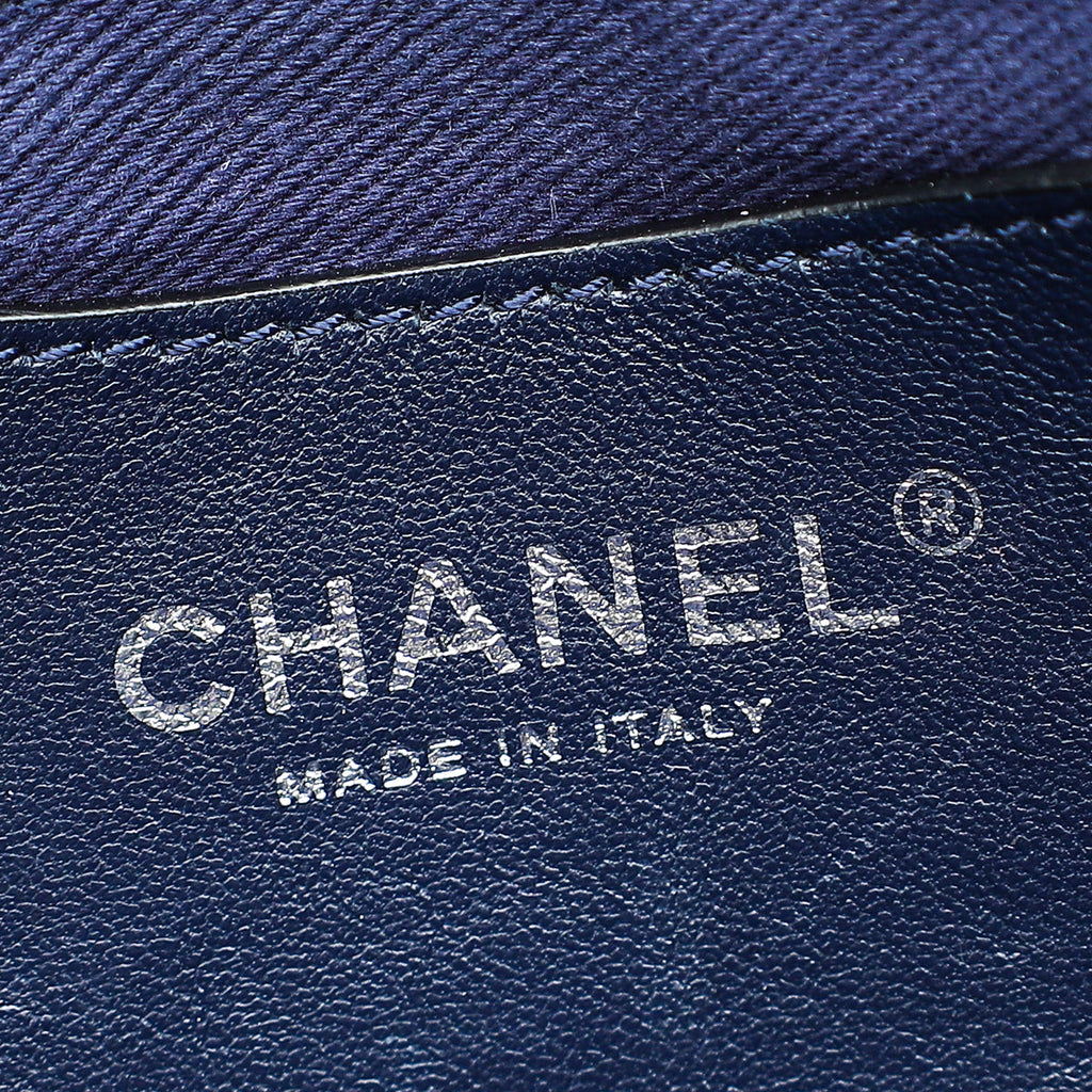 Chanel Red CC Easy Flap Glazed Medium Bag