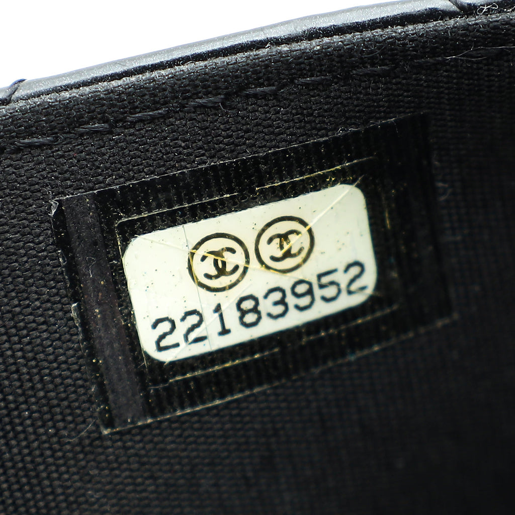 Chanel Black Le Boy Wallet On Chain