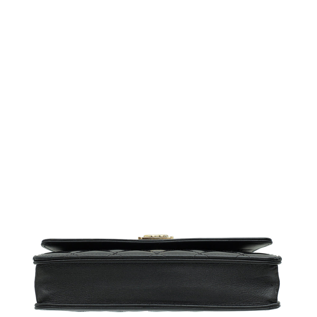 Chanel Black Le Boy Wallet On Chain