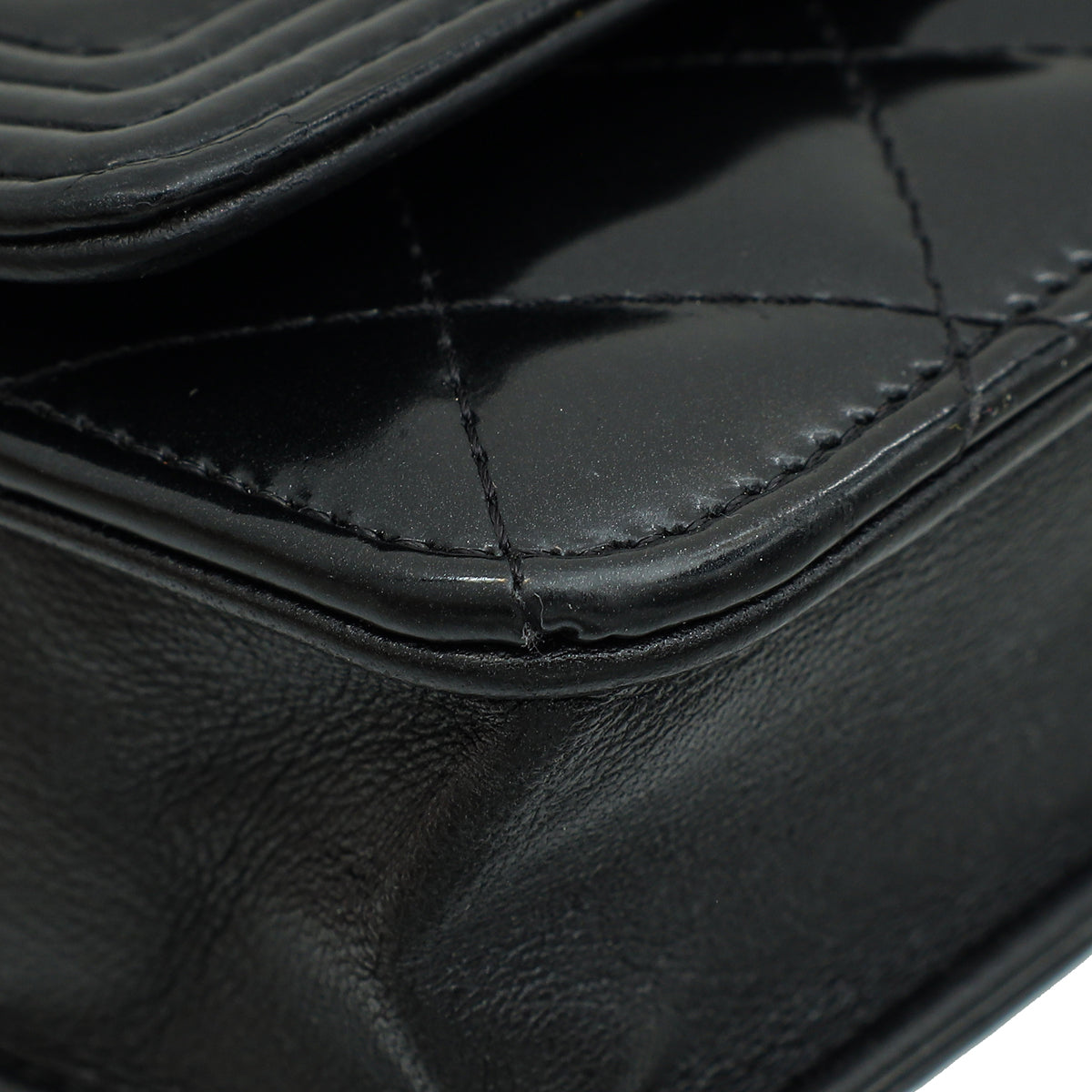 Chanel Black Le Boy Wallet On Chain