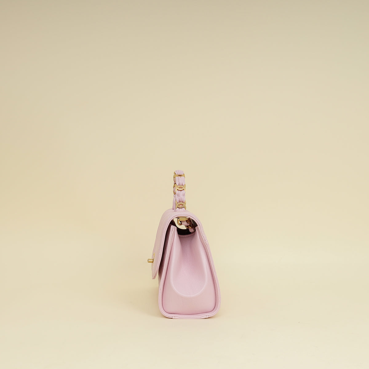 Chanel Lilac CC Wrapped Handle Small Bag