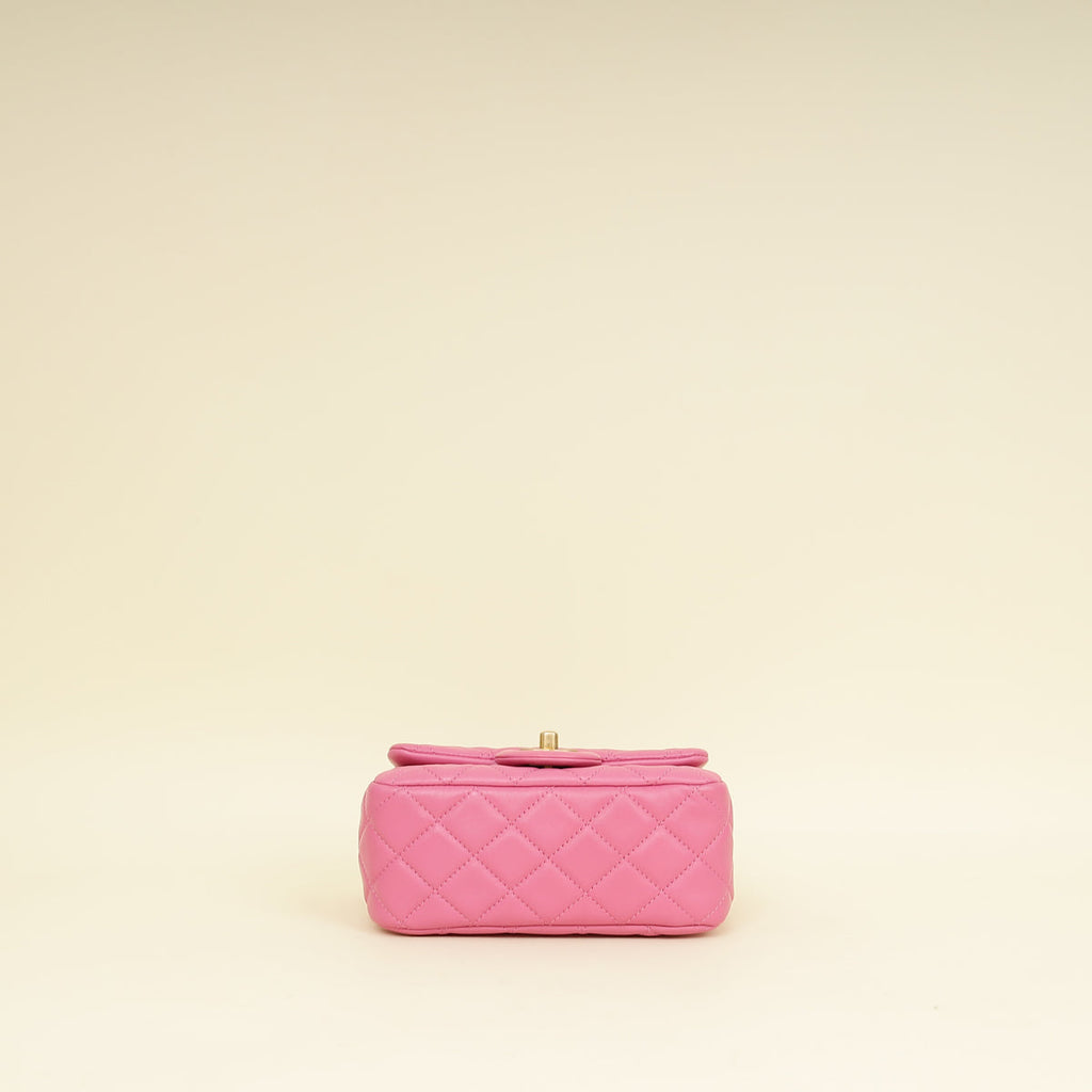 Chanel Pink CC Coco Crush Mini Flap Bag