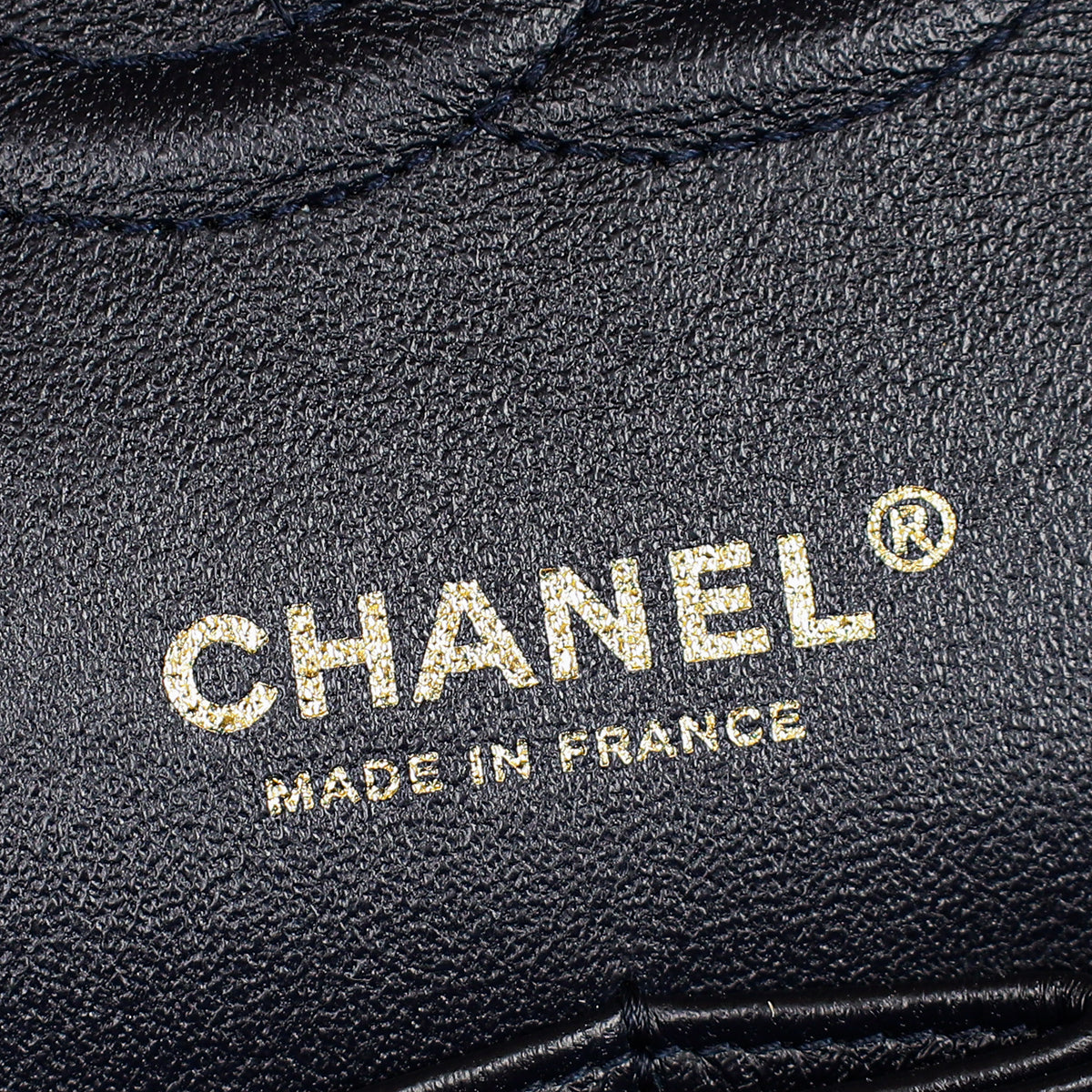 Chanel Indigo Blue CC Classic Double Flap Medium Bag