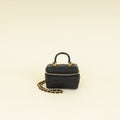 Chanel Black CC Micro Vanity Case with Chain Bag