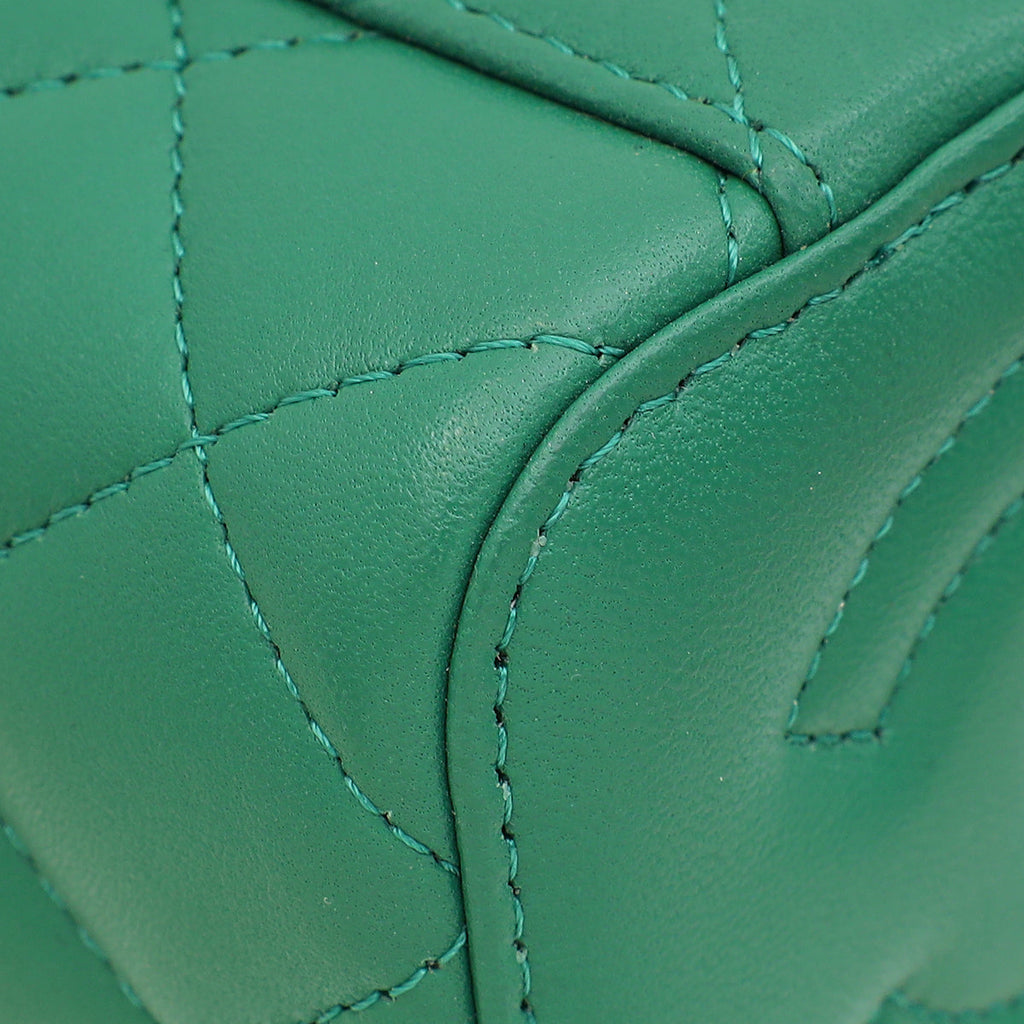 Chanel Green Mini Vanity Chain Bag