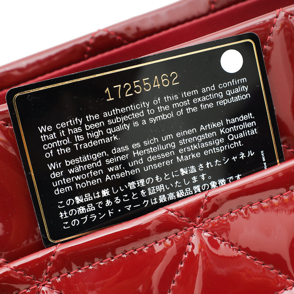 Chanel Red Timeless CC Tote Bag