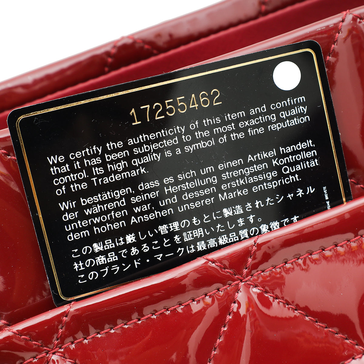 Chanel Red Timeless CC Tote Bag