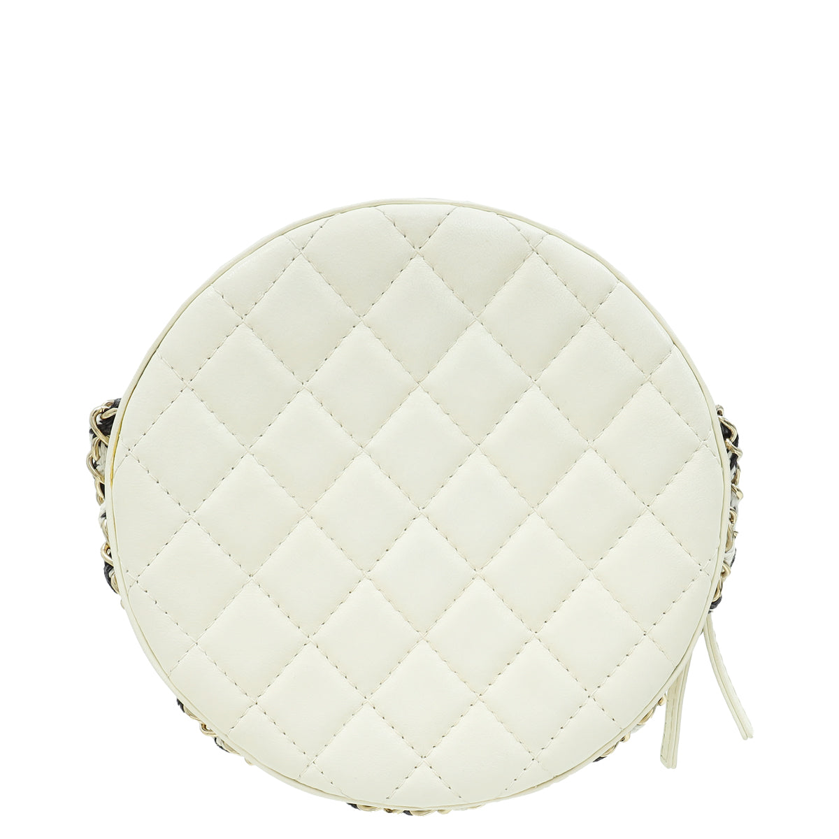 Chanel Bicolor CC Coco Lifesaver Round Crossbody Bag