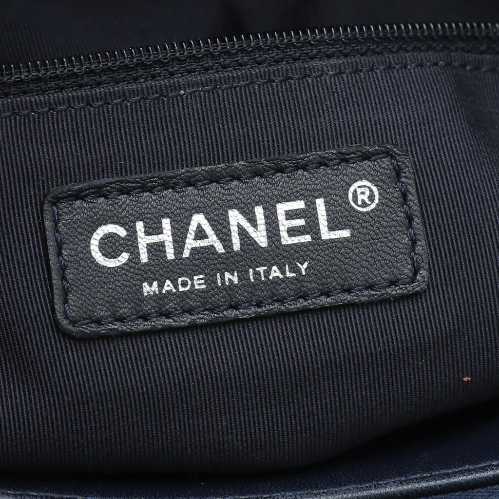 Chanel Blue CC Lipstick XL Tote Bag