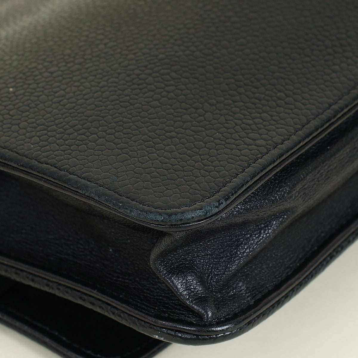 Chanel Black CC Timeless Wallet On Chain