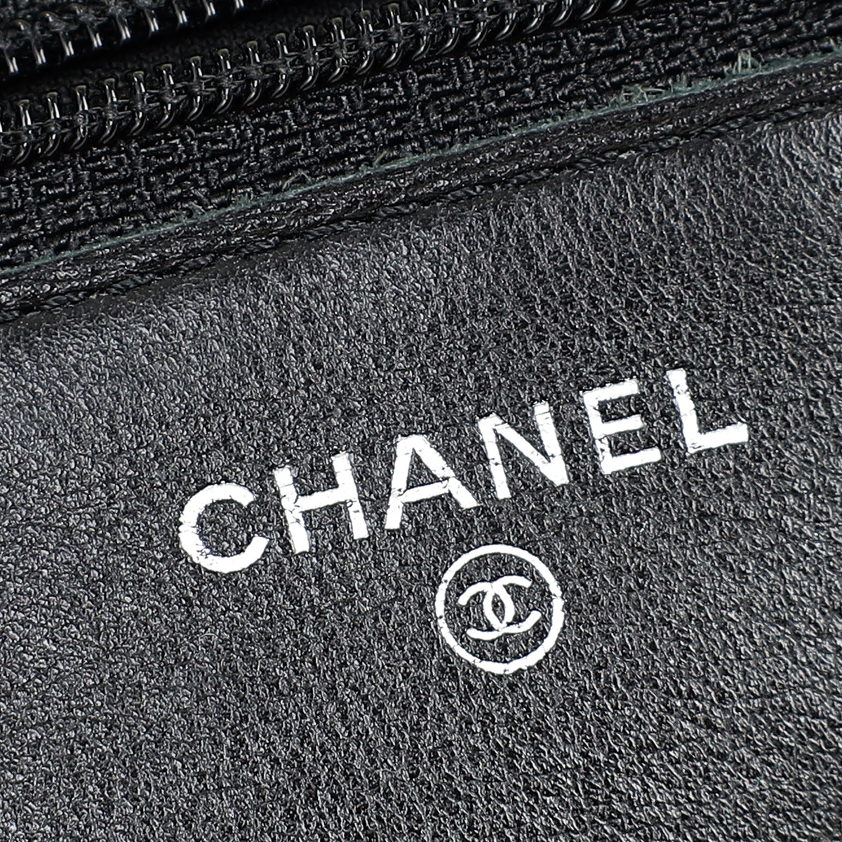 Chanel Black CC Timeless Wallet On Chain