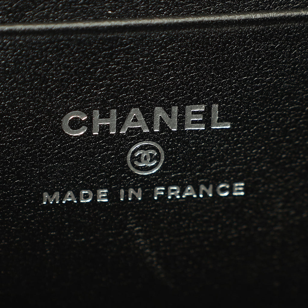 Chanel Black CC Top Handle Vanity Small Case