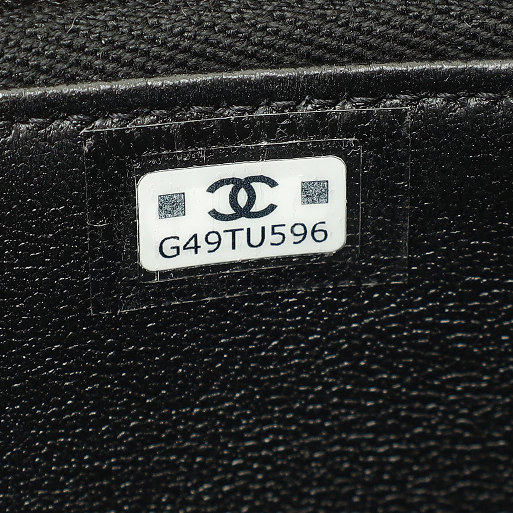 Chanel Black CC Top Handle Vanity Small Case