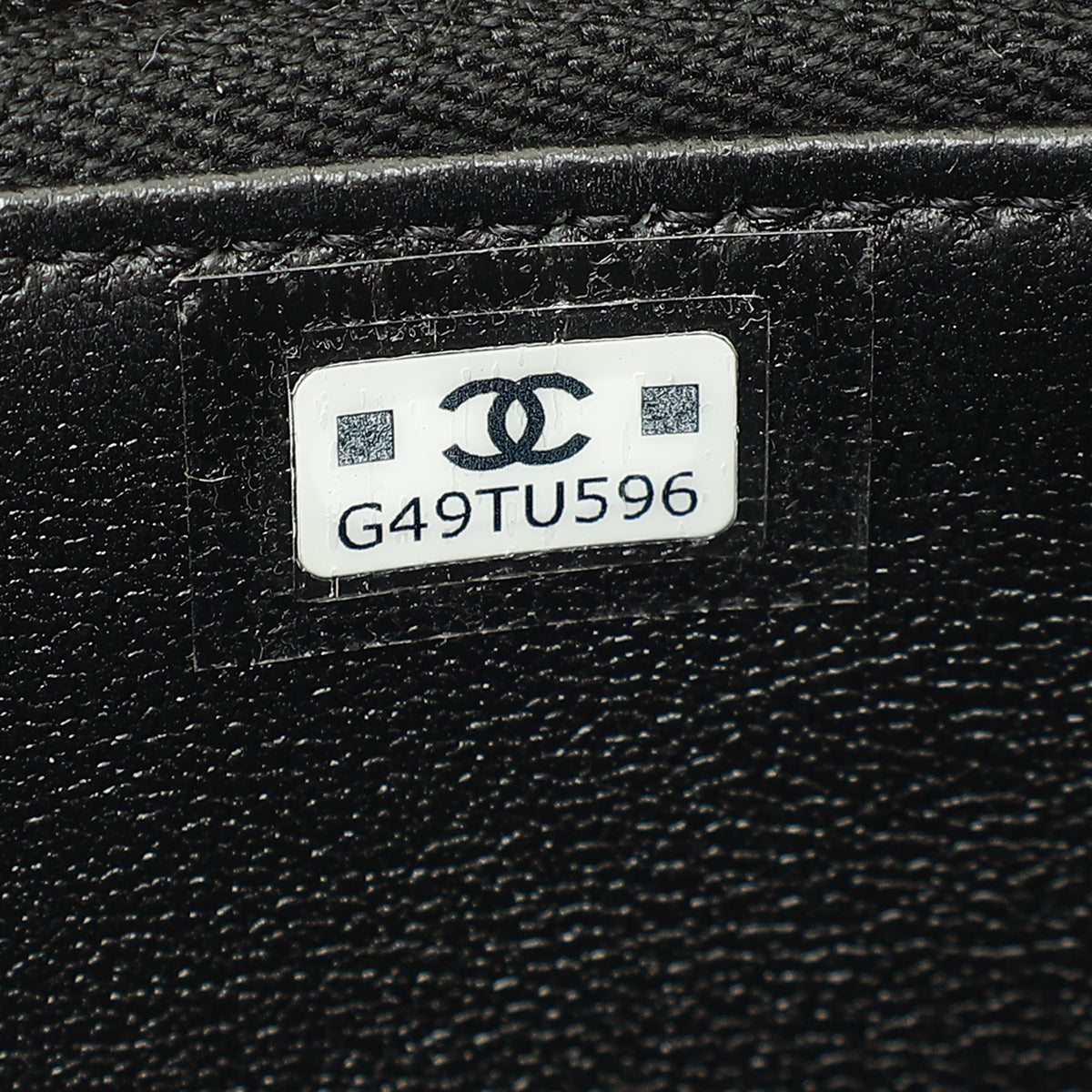 Chanel Black CC Top Handle Vanity Small Case