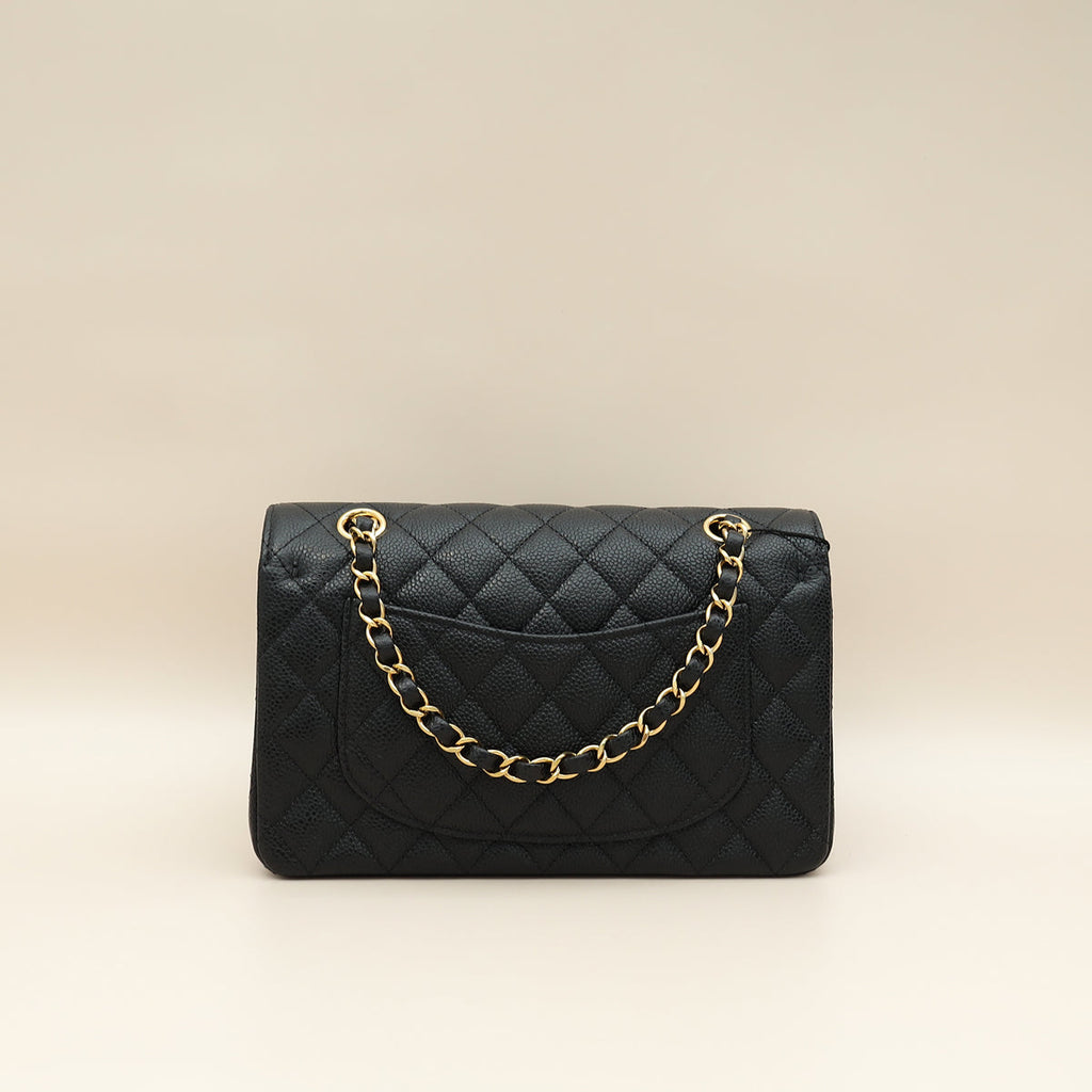 Chanel Black CC Classic Double Flap Small Bag