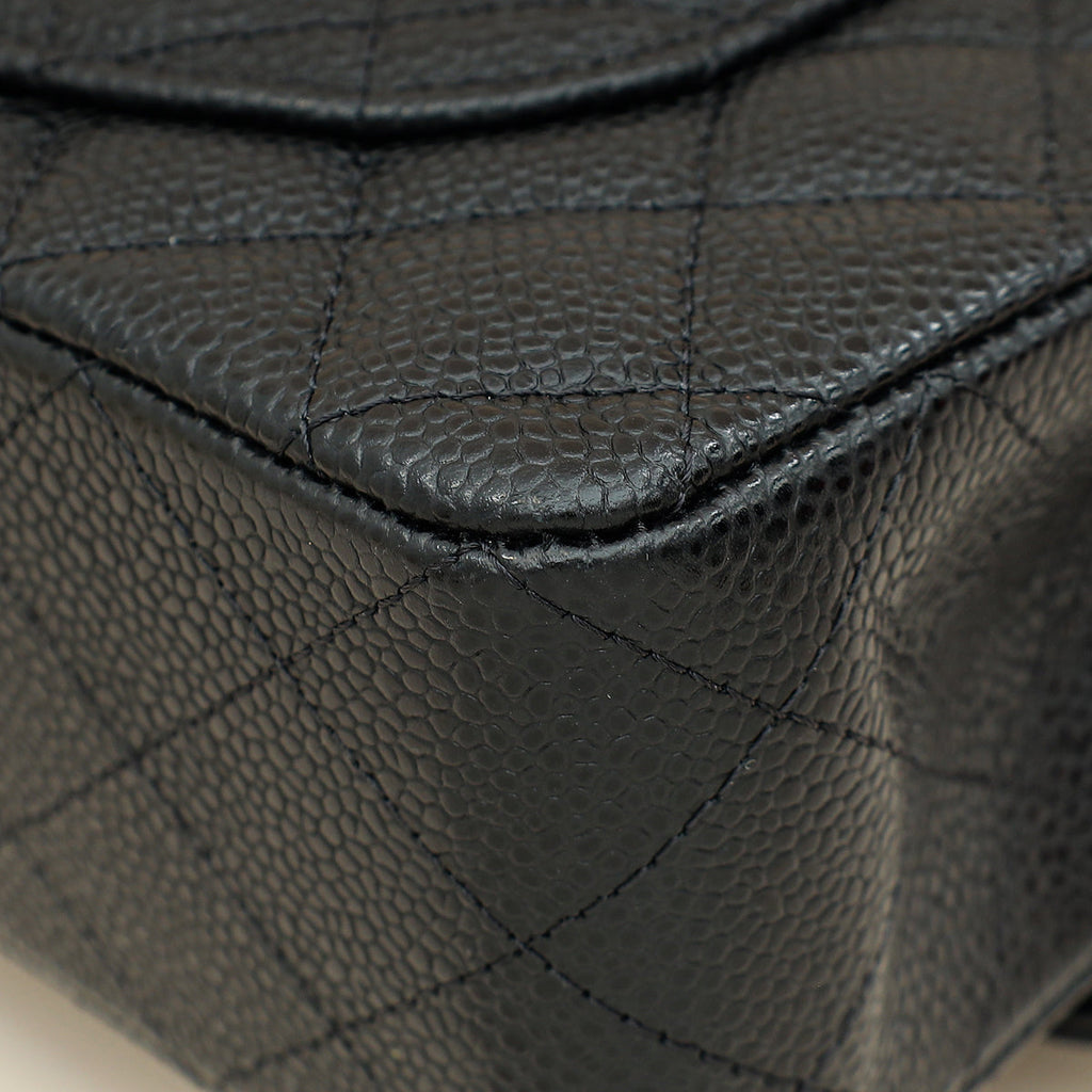Chanel Black CC Classic Double Flap Small Bag