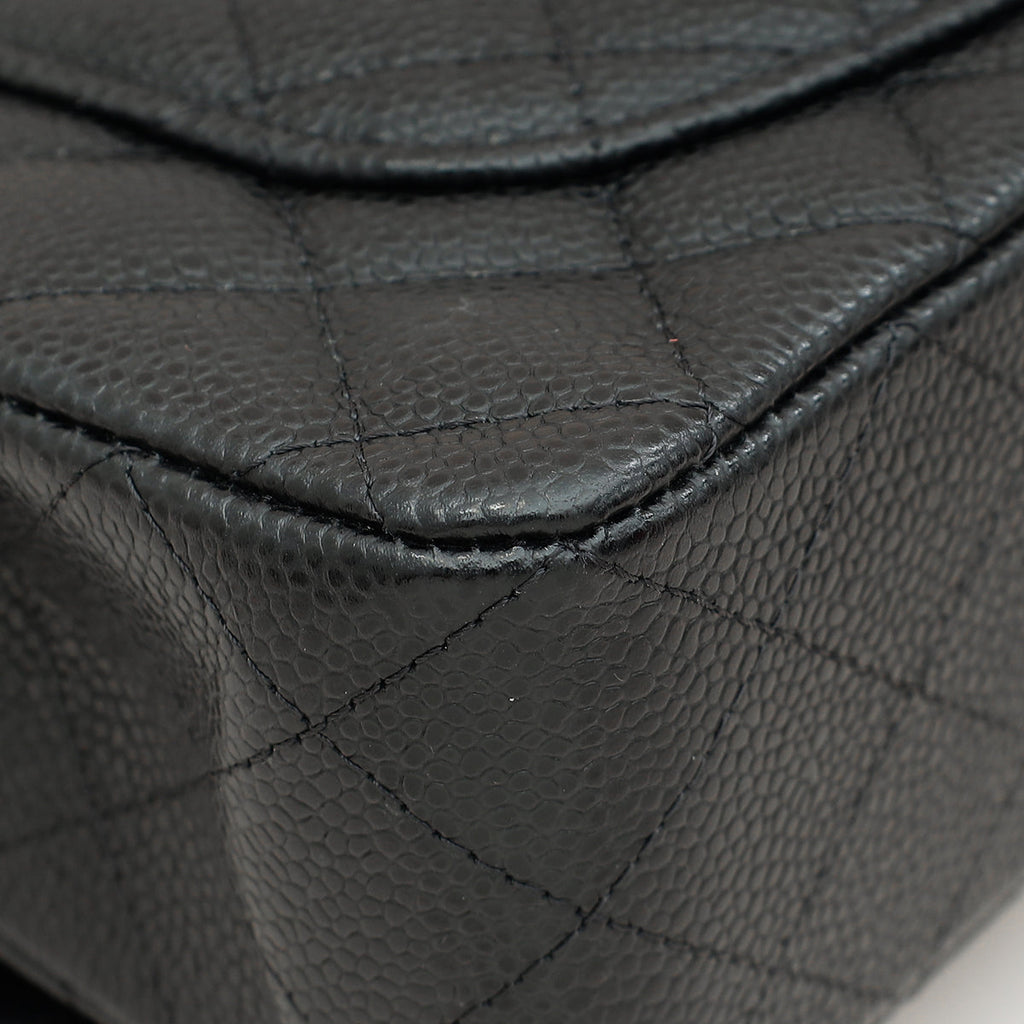 Chanel Black CC Classic Double Flap Small Bag