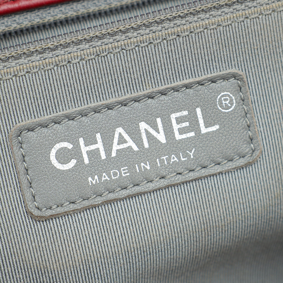 Chanel Red New Medium  Double Stitch Boy