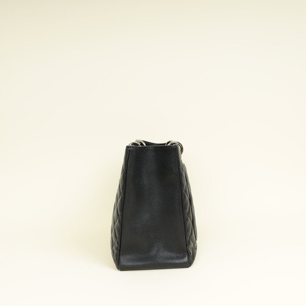 Chanel Black CC GST Tote Medium Bag