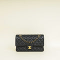 Chanel Black CC 11.12 Classic Double Flap Medium Bag