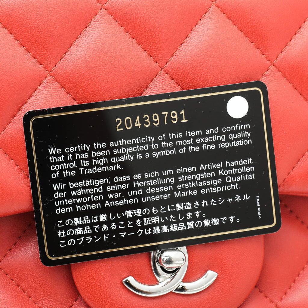 Chanel Rust CC Classic Double Flap Jumbo Bag