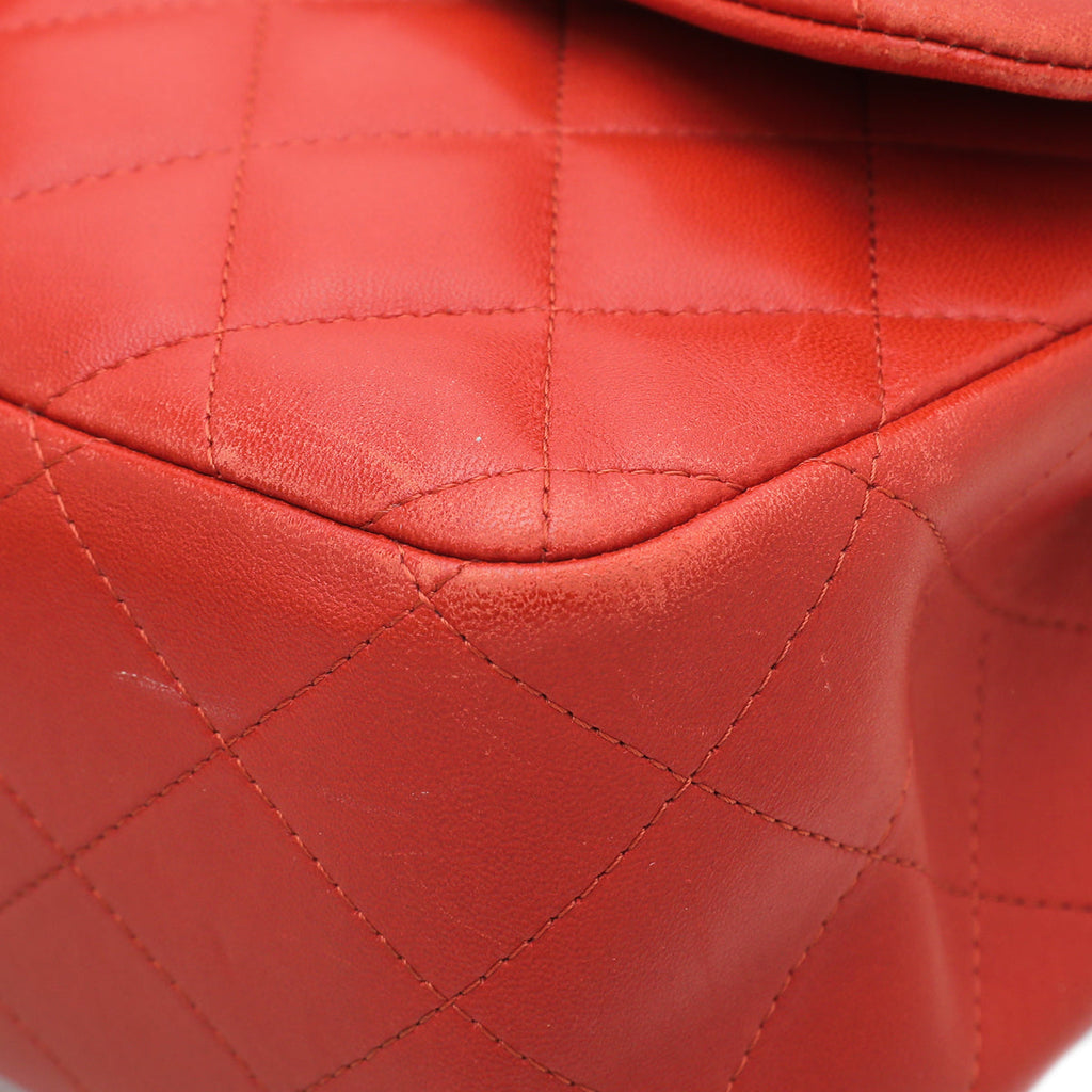 Chanel Rust CC Classic Double Flap Jumbo Bag