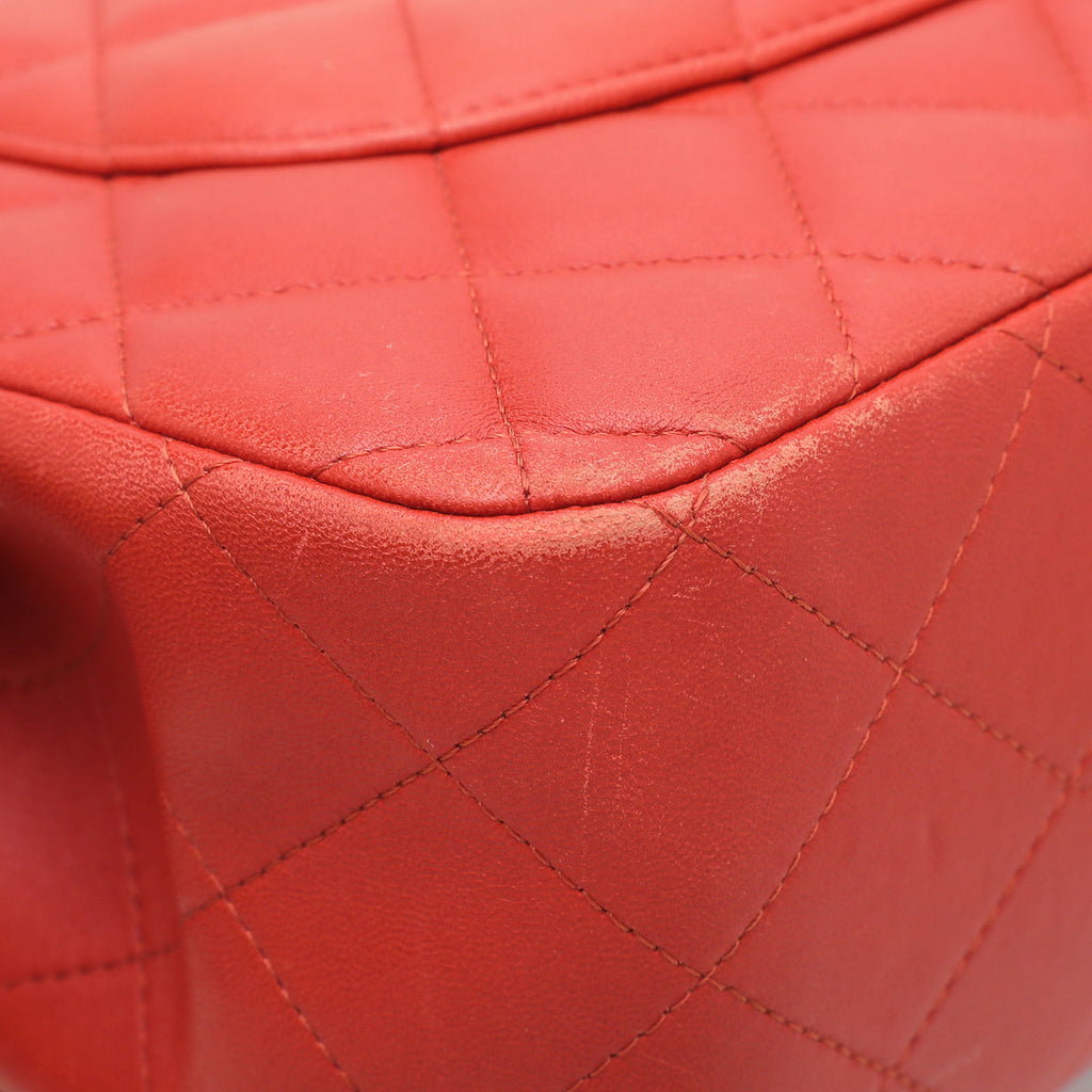 Chanel Rust CC Classic Double Flap Jumbo Bag