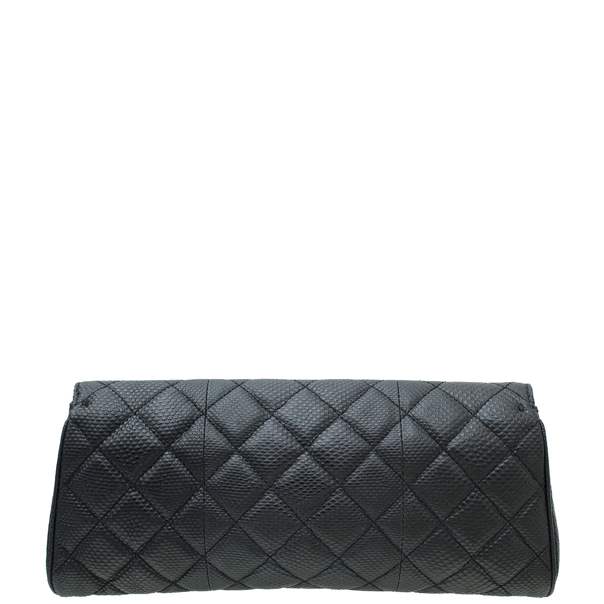 Chanel Black CC Karung Flap Clutch