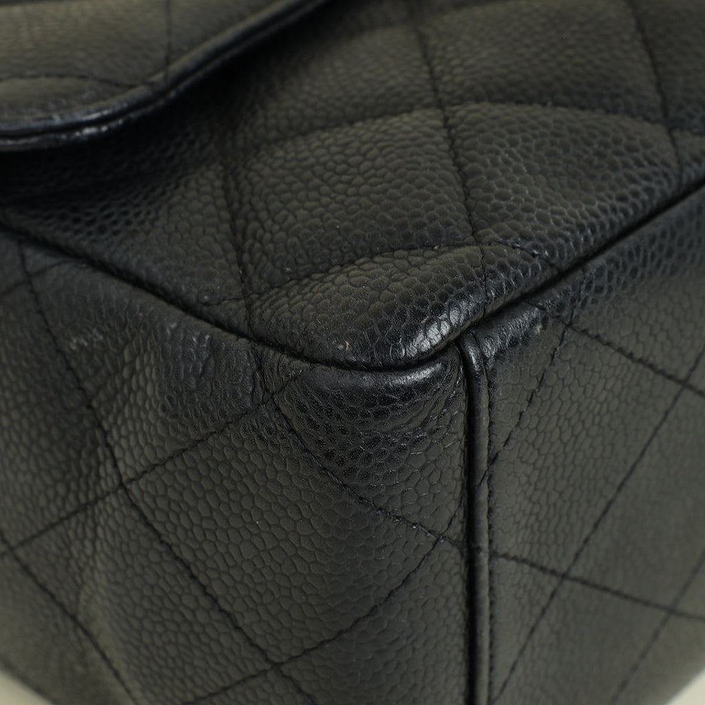 Chanel Black Classic Single Flap Maxi Bag