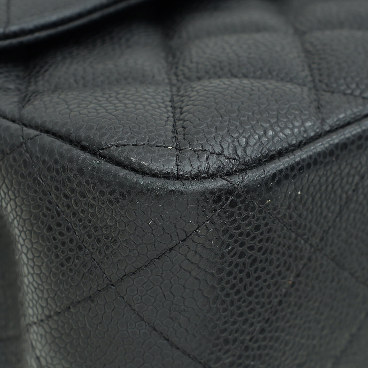 Chanel Black CC Classic Double Flap Jumbo Bag