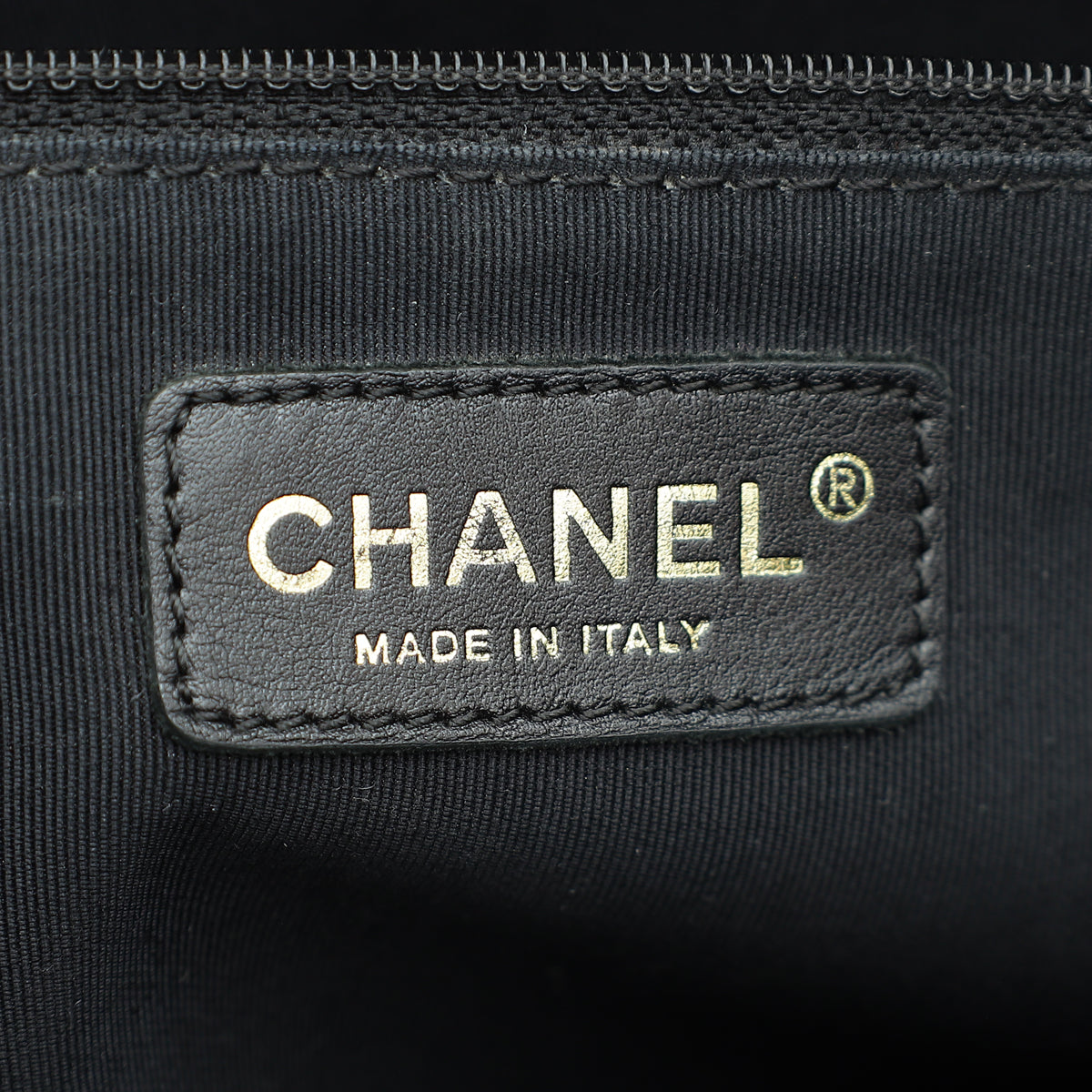 Chanel Black CC GST Medium Tote Bag